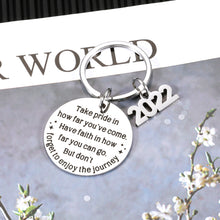 Load image into Gallery viewer, 2022 High School Graduation Gift for Him College Graduation Gift for Her Class of 2022 Master Doctor PHD Grad Gift for Kids Students Inspirational Birthday Christmas Anniversary Valentines Day Jewelry