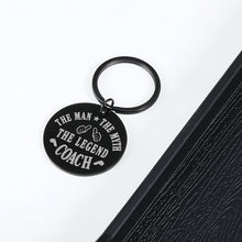 Load image into Gallery viewer, Coach Gifts for Him Appreciation Thank You Gifts for Men Great Coach Keychain for Basketball Softball Volleyball Football Soccer Swimming Coach Leader Boss Manager on Birthday Anniversary Christmas