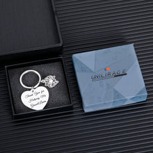 Load image into Gallery viewer, Appreciation Gifts Keychain for Teacher Boss Leader Friend Thank You Christmas Birthday Gift for Teachers Coach Volunteer Mentor Coworker Eldership Thank You for Helping Me Grow Learn Jewelry Present