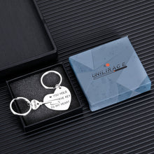 Load image into Gallery viewer, 2Pcs Couple Gifts Annyversary Keychain for Boyfriend Girlfriend Husband Wife Christmas Valentine's Day Birthday Gift Keychains for Women Men You Hold The Key to My Heart Jewelry Present