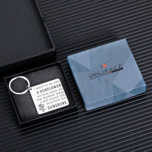 Load image into Gallery viewer, Sunflower Gfits Keychain for Women Men Inspirational Spiritual Floral Gift for Son Daughter Teen Girls Boys Mom Friends Christmas Graduation Birthday Motivational Keychains Sunflower Decor Jewelry