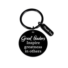 Load image into Gallery viewer, Leaders Appreciation Gifts Boss Day Keychain for Boss Leader Boss Lady Supervisor PM Mentor Christmas Birthday Thank You Retirement Farewell Jewelry for Boss Male Female Coworker Colleague Friends BFF