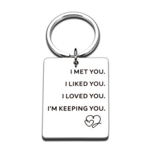 Load image into Gallery viewer, I Love You Gift Valentines Day Jewelry for Him Her Boyfriend Girlfriend Husband Wife