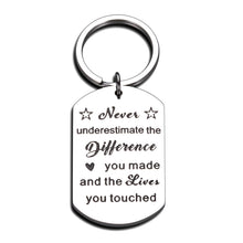 Load image into Gallery viewer, Appreciation Gifts Inspirational Keychain for Boss Coworker Leader Colleague on Boss Day Thank You Gifts for Office Male Female Teacher Coach Nurse Volunteer Motivational Gifts for Women Men Friends