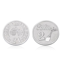Load image into Gallery viewer, 21st Birthday Gifts for Him 21 Year Old Birthday Gifts for Her Token Coin Double-Sided Gift for Kids Teens Boys Girls Happy Birthday Come of Age Anniversary Christmas Gift for 21-Year-Old Male Female