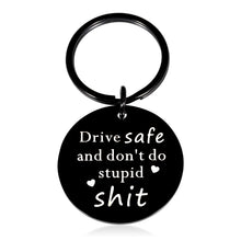 Load image into Gallery viewer, Funny Christmas Birthday Gifts for Kids Teen Adult Gag Gifts for Male Female Drive Safe Don't Do Stupid Graduation Anniversary Valentines Day Jewelry for for Teenager Friends BFF Lover Drivers Coworkers