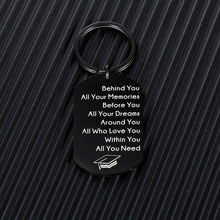 Load image into Gallery viewer, 2021 Graduation Gifts for Women Men Senior Student Inspirational Grad Christmas Keychain Gift for Son Daughter Him Her Graduating Students from High School College University Graduation Present