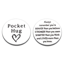 Load image into Gallery viewer, Stocking Stuffers for Women Men Pocket Hug Token Inspirational Gifts for Women Men Birthday Graduation Gift for Him Her Gifts for Teen Girls Boys Long Distance Relationship Get Well Soon Gifts for Kid