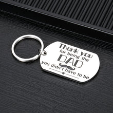 Load image into Gallery viewer, Funny Step Dad Gifts Keychains for Father Dad in Law from Daughter Son Christmas Father’s Day Bonus Stepdad Daddy Keychain Gift for Stepdaddy from Daughters Kids Birthday Thanksgiving Present