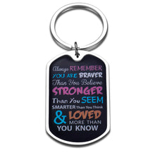Load image into Gallery viewer, Novelty Inspirational Keychain Gifts for Daughter Son Women Men Christmas Birthday Graduation Encouragement Gift for Teen Boy Girl Friend Student from Mom Dad Motivational Jewelry Present