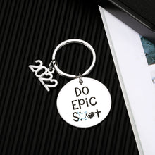 Load image into Gallery viewer, Funny Graduation Gifts for Him Her 2022, Gag Middle High School College Master PHD Grad Graduation Gifts for Students Graduates Kids Friends BFF, Class of 2022 Gifts Senior 2022 Keychain
