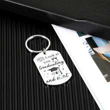 Load image into Gallery viewer, Funny College Graduation Gifts Keychains for Her Him 2022 Class of 2022 Seniors Nurse Grad High School Student Best Friend Graduate Masters Daughter Son Teen Boy Girl Inspirational Gifts for Women Men
