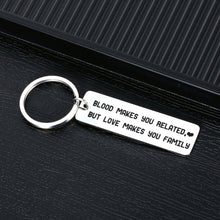 Load image into Gallery viewer, Christmas Keychain Gifts for Mom Dad Son Daughter Birthday Wedding Family Party Gift for Stepmom Stepdad Aunt Nephew Brother Sister Family Members Fathers Mothers Sibling Day Keychains Present
