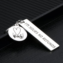 Load image into Gallery viewer, Funny Valentines Day Gifts Couple Keychain for Boyfriend Girlfriend Husband Wife Christmas Anniversary Birthday Wedding Gift for Hubby Wifey Women Men Fiance Fiancee I Love You Jewelry Key Chains
