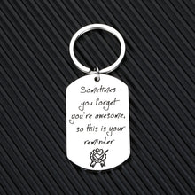 Load image into Gallery viewer, Christmas Inspirational Encouragement Gifts Kechains for Women Men Funny Graduation Birthday Cute Keychain for BFF Best Friend Teen Boys Girls Son Daughter Motivational Jewelry Present for Him Her

