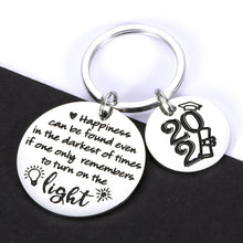Load image into Gallery viewer, Graduation Gifts Keychain for Him Her 2021 Masters Degree Inspirational Valentines Day Birthday Gift for Boyfriend Girlfriend Son Daughter Best Friend Harry Potter Grad Keychians Jewelry for Women men
