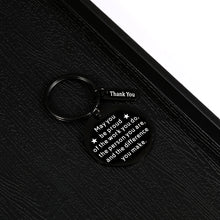 Load image into Gallery viewer, Appreciation Gifts for Coworker Colleague Boss Leader Boss Day Inspirational Keychain for Office Male Female Employee Birthday Christmas Retirement Farewell Gifts for Women Men Work Partner Friends

