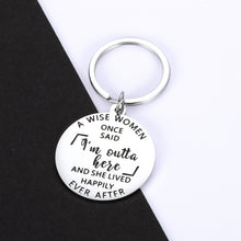 Load image into Gallery viewer, Funny Retirement Gifts for Women Female Colleague Coworker Leaving keychain Christmas Birthday Gift for Coworkers BFF Friends Boss Leader Supervisor Going away Retired Farewell Keychains Present
