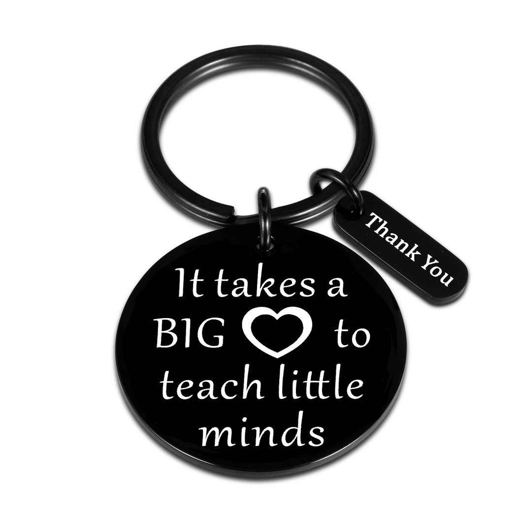 Teacher Appreciation Gifts Keychain for Women Men Teachers' Day Graduation End of Year Best Teacher Jewelry for Teachers Friends Birthday Christmas Thanksgiving Thank You Keyring for Her Him