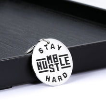 Load image into Gallery viewer, Inspirational Gifts Encouragement Keychain for Women Men Girls Boys Graduation Birthday Motivational Gift for Son Daughter BFF Best Friend Stay Humble Hustle Hard Keychains for Him Her
