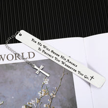 Load image into Gallery viewer, Christmas Religious Inspirational Gifts for Men Christian Gifts for Women Faith Motivational Bible Verse Birthday Anniversary Easter Bookmarks for Kids Teen Boys Girls Godson Goddaughter Godfather
