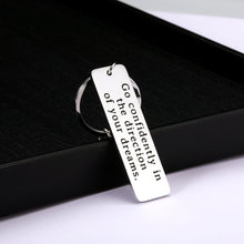 Load image into Gallery viewer, Class of 2022 Inspirational Graduation Gift for Him, College High School Graduation Gift for Him, Congratulations Gift Seniors Graduating Nursing Students Master Doctor PHD Grad Keychain for Men Women
