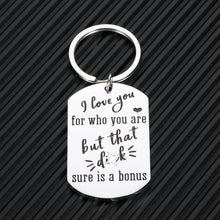 Load image into Gallery viewer, Funny I Love You Keychain Boyfriendg Gifts for Him Men Husband from Girlfriend Wife Couples Valentines Day Anniversary Gift for Fiance Bridegroom Gag Wedding Birthday Key Chains for Lover Couple
