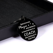 Load image into Gallery viewer, Coach Appreciation Gifts for Him Her, Thank You Gifts for Coach Leader, Volleyball Softball Soccer Basketball Football Coach Gifts Birthday Christmas Anniversary Best Coach Keychain for Coach Mom Dad
