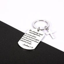 Load image into Gallery viewer, Inspirational Christian Gifts for Women Men Faith Bible Verse Gifts for Kids Teens Religious Keychain for Godson Goddaughter Easter Prayer Birthday Christmas Anniversary Graduation for Boys Girls BFF
