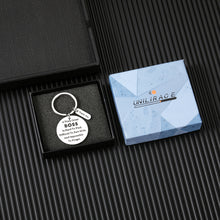 Load image into Gallery viewer, Boss Leader Appreciation Gifts for Men Women Boss Day Christmas Birthday Jewelry for Boss Lady Supervisor PM Mentor Thank You Retirement Leaving Farewell Gifts for Him Her Friends Office Keychain
