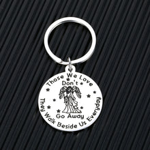 Load image into Gallery viewer, Sympathy Gifts Memorial Keychains for Loss of Grandma Grandpa Mom Dad Family Member Remembrance Memory Gift for Lost of Family’s Friends Bereavement Keychain Those We Love Don’t Go Away Jewelry
