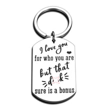 Load image into Gallery viewer, Funny I Love You Keychain Boyfriendg Gifts for Him Men Husband from Girlfriend Wife Couples Valentines Day Anniversary Gift for Fiance Bridegroom Gag Wedding Birthday Key Chains for Lover Couple
