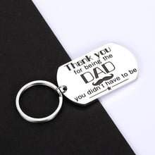 Load image into Gallery viewer, Funny Step Dad Gifts Keychains for Father Dad in Law from Daughter Son Christmas Father’s Day Bonus Stepdad Daddy Keychain Gift for Stepdaddy from Daughters Kids Birthday Thanksgiving Present
