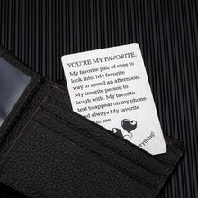 Load image into Gallery viewer, Stocking Stuffers for Men Women Couple Gifts for Men Anniversary Valentines Day Gifts for Him Boyfriend Wallet Card Gifts for Men Unique Birthday Gifts for Men Boyfriend Husband Romantic Gift for Him
