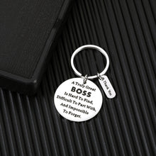 Load image into Gallery viewer, Boss Leader Appreciation Gifts for Men Women Boss Day Christmas Birthday Jewelry for Boss Lady Supervisor PM Mentor Thank You Retirement Leaving Farewell Gifts for Him Her Friends Office Keychain
