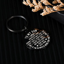 Load image into Gallery viewer, Son Gift for Son Inspirational Gift for Sons from Mom Dad Birthday Graduation Anniversary Valentines Christmas Wedding Come of Age Leaving Jewelry for Him Kids Young Sons Adult Sons Stepson son in Law
