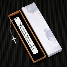 Load image into Gallery viewer, Christmas Religious Inspirational Gifts for Men Christian Gifts for Women Faith Motivational Bible Verse Birthday Anniversary Easter Bookmarks for Kids Teen Boys Girls Godson Goddaughter Godfather
