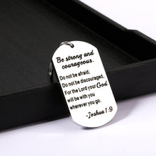 Load image into Gallery viewer, Inspirational Christian Gifts for Women Men Faith Bible Verse Gifts for Kids Teens Religious Keychain for Godson Goddaughter Easter Prayer Birthday Christmas Anniversary Graduation for Boys Girls BFF
