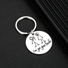 Load image into Gallery viewer, Funny Best Friend Keychain Gifts for Friends BFF Besties Companion I’ve Got Your Back Gift for Son Daughter Brother Sister Birthday Christmas Graduation Jewelry for Women Men Friendship Presents
