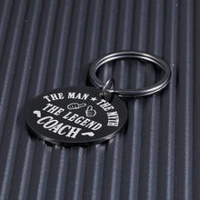 Load image into Gallery viewer, Coach Gifts for Him Appreciation Thank You Gifts for Men Great Coach Keychain for Basketball Softball Volleyball Football Soccer Swimming Coach Leader Boss Manager on Birthday Anniversary Christmas
