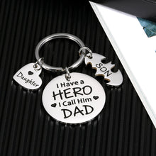 Load image into Gallery viewer, Fathers Day Dad Gift from Son Daughter, Dad Birthday Gift from Kids Best Dad Keychain for Daddy Father Stepdad New Dad to Be Anniversary Valentine Christmas Gift for Him Papa Dad in Law Father in Law
