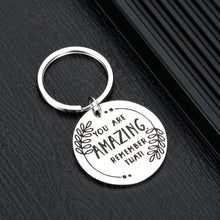 Load image into Gallery viewer, Christmas Inspirational Gifts Keychain for Women Men Son Daughter Birthday Graduation Keychains Confirmation Appreciation Gift for BFF Best Friend Coworker Encouragement Jewelry for Teenage Boy Girl
