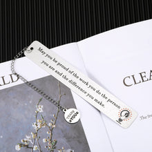 Load image into Gallery viewer, Appreciation Gifts for Employee Coworker Thank You Gift for Boss Teacher Nurse Coach Thanksgiving Birthday Anniversary Christmas Promotion Gift for Men Women Retirement Farewell Inspirational Bookmark
