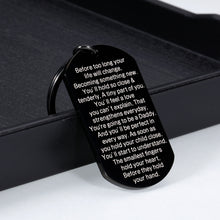 Load image into Gallery viewer, New Bad Gift for Him Daddy to Be First Father Husband Fathers Day Pregnancy Baby Announcement Gift for Men Boyfriends Puppy Spouse Valentines Birthday Christmas Jewelry for Couple Friends BFF Family
