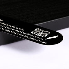 Load image into Gallery viewer, Christmas Inspirational Gifts for Sons from Mom Dad Encouragement Birthday Graduation Anniversary Valentines Day Gifts I Love You Bookmarks for Him Sons Stepsons Son in Law Boys Kids Teens Adult Sons
