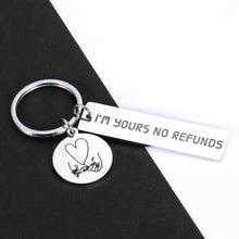 Load image into Gallery viewer, Funny Valentines Day Gifts Couple Keychain for Boyfriend Girlfriend Husband Wife Christmas Anniversary Birthday Wedding Gift for Hubby Wifey Women Men Fiance Fiancee I Love You Jewelry Key Chains
