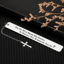 Load image into Gallery viewer, Christmas Religious Inspirational Gifts for Men Christian Gifts for Women Faith Motivational Bible Verse Birthday Anniversary Easter Bookmarks for Kids Teen Boys Girls Godson Goddaughter Godfather
