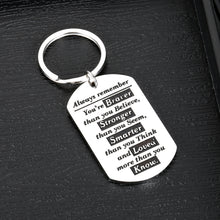 Load image into Gallery viewer, Inspirational Gifts for Women Men Son Daughter from Mom Dad Christmas Graduation Birthday Encouragement Keychain Gift to Teen Boys Girls BFF Best Friend Anniversary Motivational Jewelry Present
