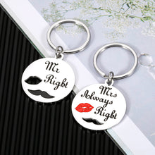 Load image into Gallery viewer, Christmas Couple Gift for Girlfriend Boyfriend Husband Wife Couple Valentines Day Birthday Anniversary Wedding Engagement Graduation Match Couples Jewelry for Women Men Lover Spouse Sweetheart Beloved
