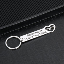 Load image into Gallery viewer, Christmas Mom Gifts Keychain for Mother Women from Daughters Son Birthday Mothers Day Gift for Her Mommy Mum Mama from Teen Boys Girls Children Remenber I Love You Mom Jewelry Key Chians
